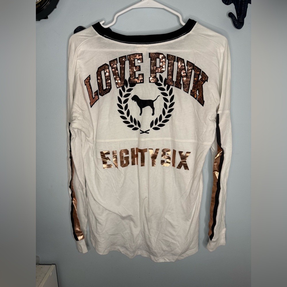 Victoria's Secret Pink Label Black and White Top